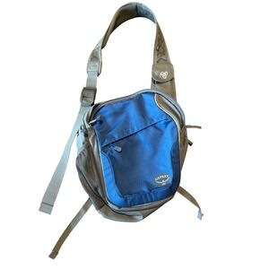 Osprey Warp Sling Bag Blue Gray Crossbody Travel Hiking Outdoor